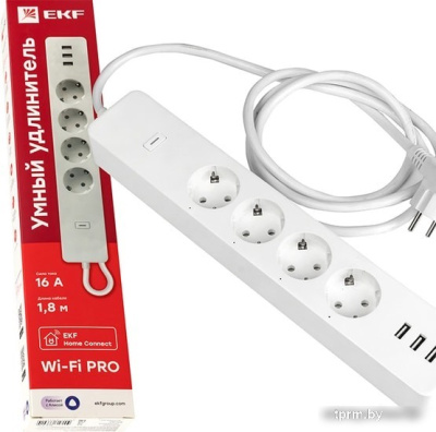 Умный удлинитель EKF Connect PRO RCE-2-WF 