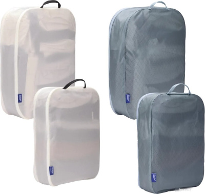 Thule Packing Cube 2*M+2*L с сеткой 3205580 TPCS205POND/W (белый/голубой) 