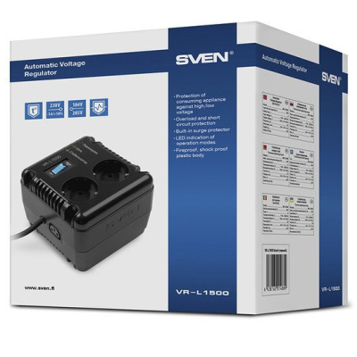 Стабилизатор напряжения SVEN VR-L1500 