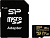 Карта памяти Silicon-Power Golden Series High Endurance microSDXC SP128GBSTXDV3V1HSP 128GB (с адаптером) 