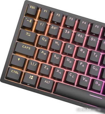 Клавиатура Royal Kludge RK84 ISO RGB (черный, RK Red) 