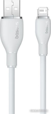 Кабель Baseus Pudding Series Fast Charging Cable 2.4A USB Type-A - Lightning (1.2 м, белый) 