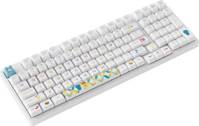 Клавиатура Akko 3098B Doraemon Rainbow (Akko CS Jelly Pink) 