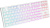 Клавиатура Royal Kludge RK87 RGB (белый, RK Red) 