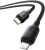 Baseus Silky Series Fast Charging Cable USB Type-C - Lightning (2 м, черный) Baseus Silky Series Fast Charging Cable USB Type-C - Lightning (2 м, черный)