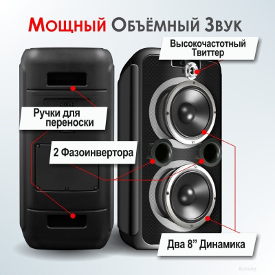Беспроводная колонка Ginzzu GM-242 