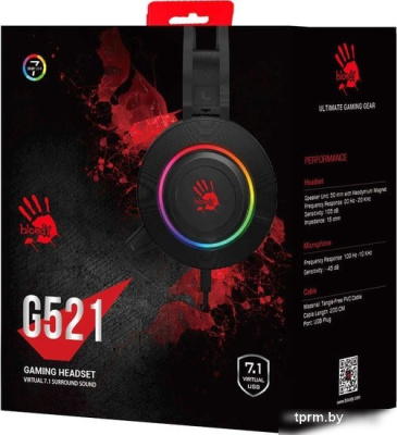Наушники A4Tech Bloody G521 (черный) 