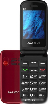 Кнопочный телефон Maxvi E8 (розовый) 