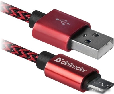 Кабель Defender USB08-03T (красный) 