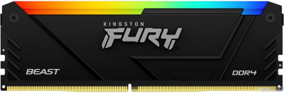 Оперативная память Kingston FURY Beast RGB 16ГБ DDR4 3200 МГц KF432C16BB2A/16 
