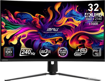 Игровой монитор MSI MPG 321CURX QD-OLED 