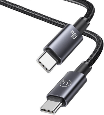 Кабель Usams US-SJ678 USB Type-C - USB Type-C (0.25 м, черный) 