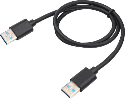 Кабель Cablexpert CC-USB3-AMAM-0.6M USB Type-A - USB Type-A (0.6 м, черный) 