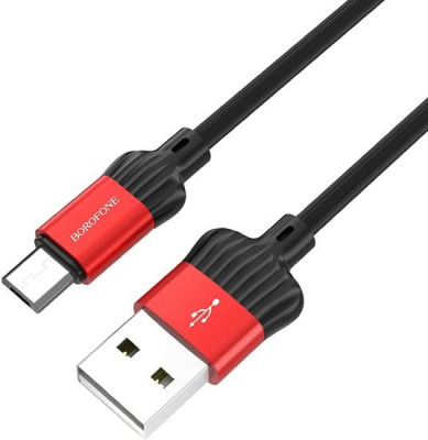Кабель Borofone BX28 microUSB 1 м (красный) 