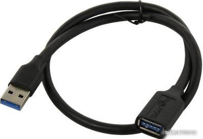 Telecom USB Type-A TUS708-1m (1 м, черный) 