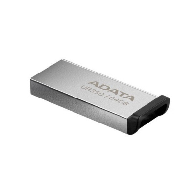 USB Flash ADATA UR350 64GB UR350-64G-RSR/BK (серебристый/черный) 