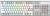 Клавиатура A4Tech Fstyler FS100 Neon (серебристый/серый) 