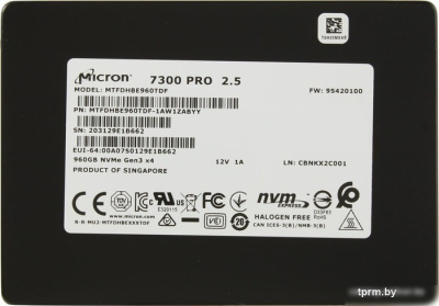 Micron 7300 Pro 1.92TB MTFDHBE1T9TDF-1AW1ZABYY 