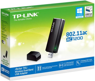 Беспроводной адаптер TP-Link Archer T4U 