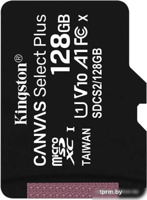Карта памяти Kingston Canvas Select Plus microSDXC 128GB 