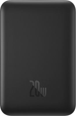 Внешний аккумулятор Baseus Magnetic Mini Air Wireless Fast Charge Power Bank 20W 6000mAh (черный)