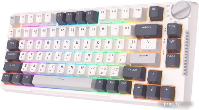 Клавиатура Royal Kludge RK-H81 RGB (белый, RK Cyan) 