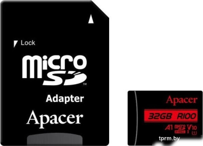 Apacer AP128GMCSX10UB-R 128GB (с адаптером) 
