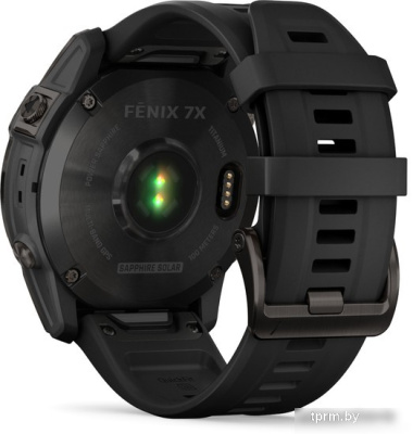 Умные часы Garmin Fenix 7X Sapphire Solar 51 мм (серый карбон/черный) 