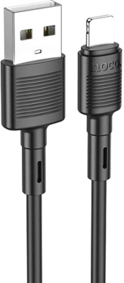 Кабель Hoco X83 USB Type-A - Lightning (1 м, черный)