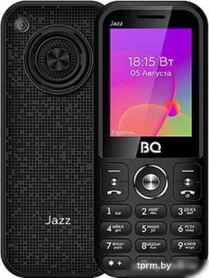 Кнопочный телефон BQ-Mobile BQ-2457 Jazz (черный) 