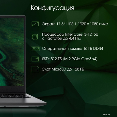 Ноутбук Digma Pro Fortis M DN17P3-ADXW04 