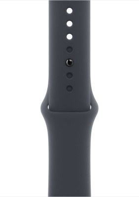 Apple Watch SE 3 44 мм (алюминиевый корпус, полуночный/полуночный, спортивный силиконовый ремешок S/M) 