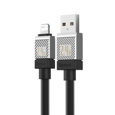 Кабель Baseus CoolPlay Series Fast Charging Cable 2.4A USB Type-A - Lightning (2 м, черный) 