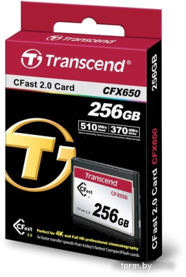 Transcend CFX650 CompactFlash 256GB 