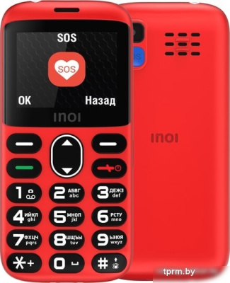 Мобильный телефон Inoi 118B (красный) 