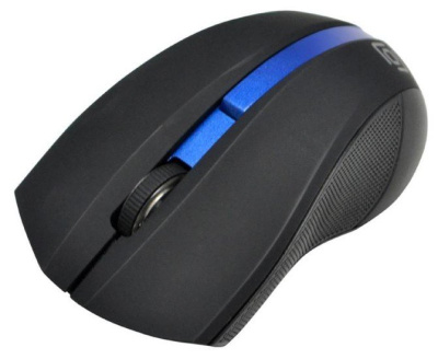 Мышь Oklick 615MW (черный/синий) [412862] 