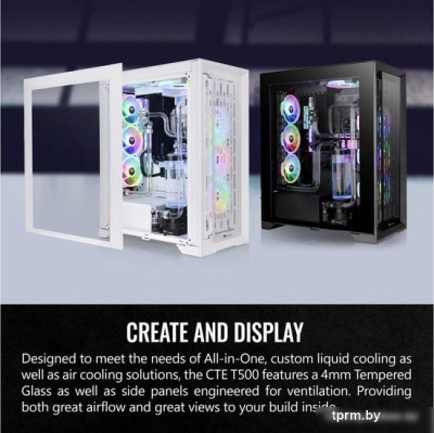 Корпус Thermaltake CTE T500 TG ARGB Snow CA-1X8-00F6WN-01 
