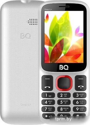 Мобильный телефон BQ-Mobile BQ-2440 Step L+ (белый/красный) 