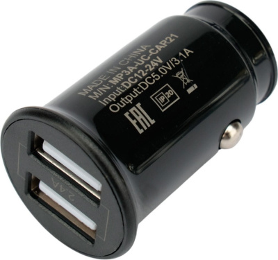 Автомобильное зарядное Cablexpert MP3A-UC-CAR21 