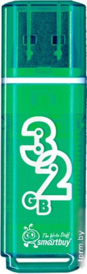 USB Flash Smart Buy Glossy Green 32GB (SB32GBGS-G) 