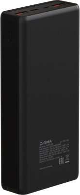Digma DGPF20B 20000mAh (черный) 