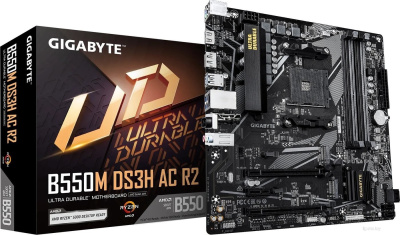 Материнская плата Gigabyte B550M DS3H AC R2  Материнская плата Gigabyte B550M DS3H AC R2