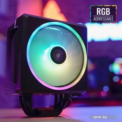 Кулер для процессора AeroCool Cylon 4F WH ARGB PWM 4P 