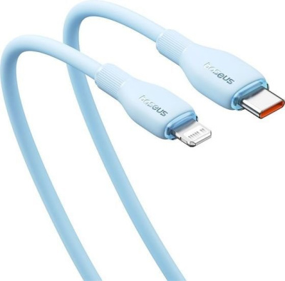 Кабель Baseus Pudding Series USB Type-C - Lightning (2 м, голубой) 