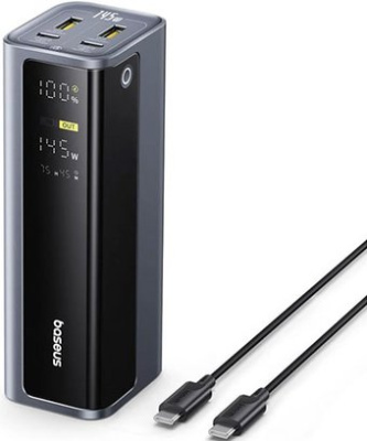Внешний аккумулятор Baseus EnerGeek GP12 Fast Charging Power Bank with Digital Display 20800mAh 145W