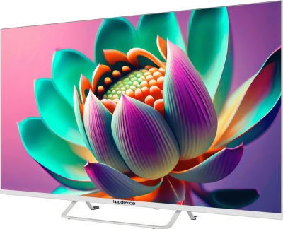 Телевизор Topdevice 43? SMART TV YаOS (белый) 