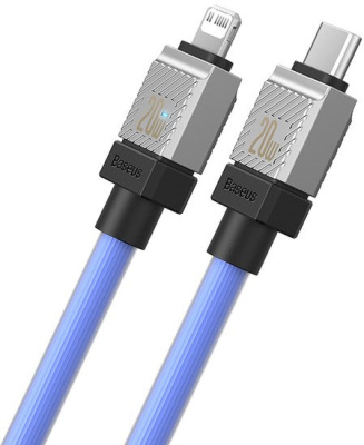 Кабель Baseus CoolPlay Series USB Type-C - Lightning (2 м, голубой) 
