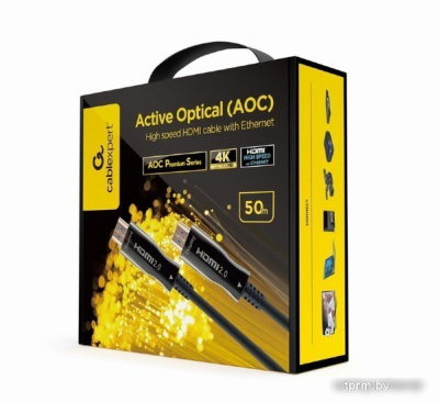 Кабель Cablexpert CCBP-HDMI-AOC-50M-02 HDMI -HDMI (50 м, черный) 