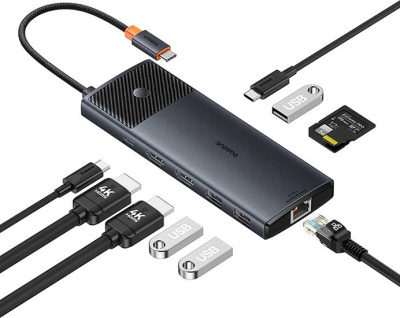 Baseus Metal Gleam Series II 10-in1 USB Hub B00061800123-00 