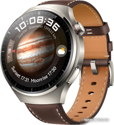 Умные часы Huawei Watch 4 Pro (с кожаным ремешком) 